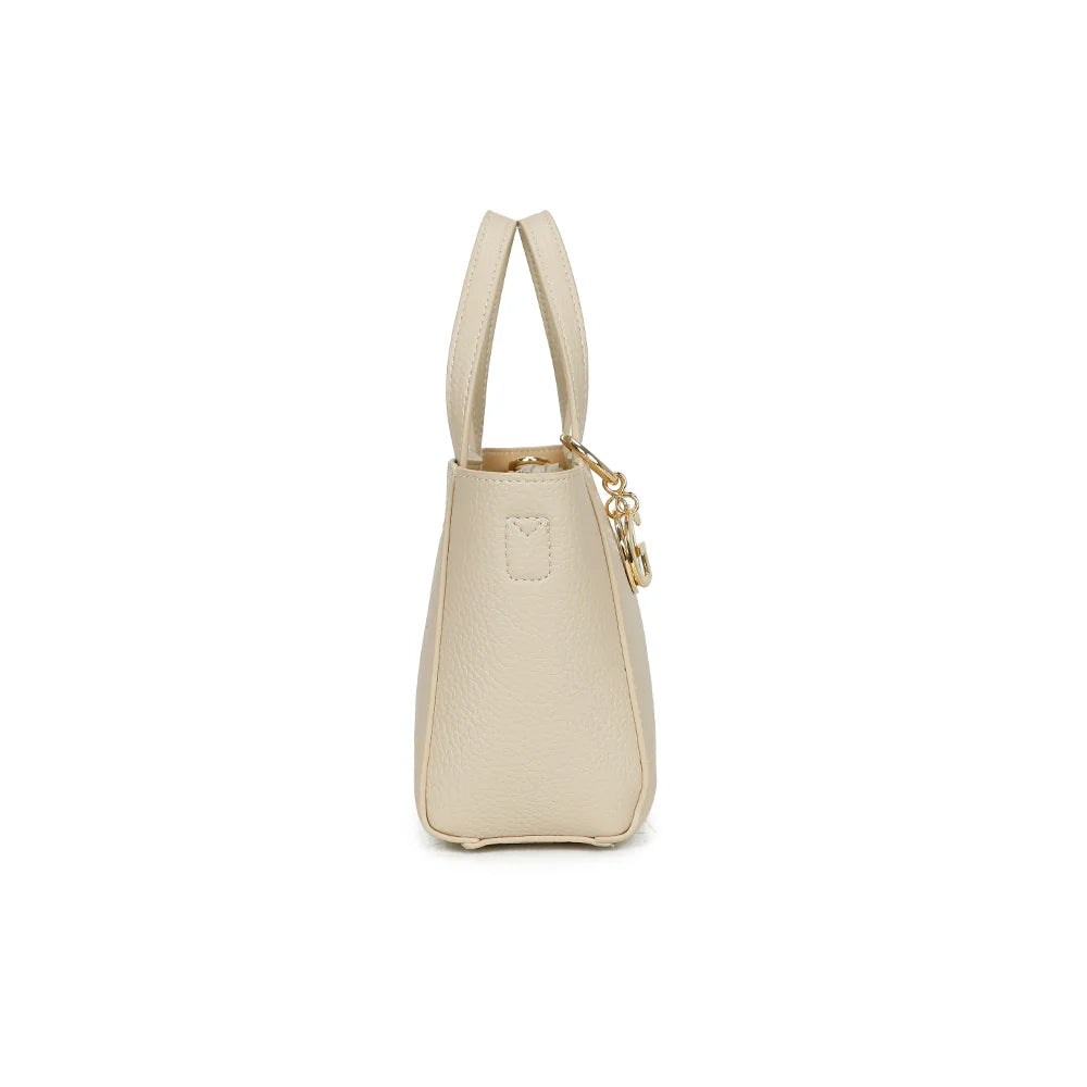 Profil du Belleza beige : 10 cm de profondeur pour un format compact qui garde ses essentiels – réf. Z-83077