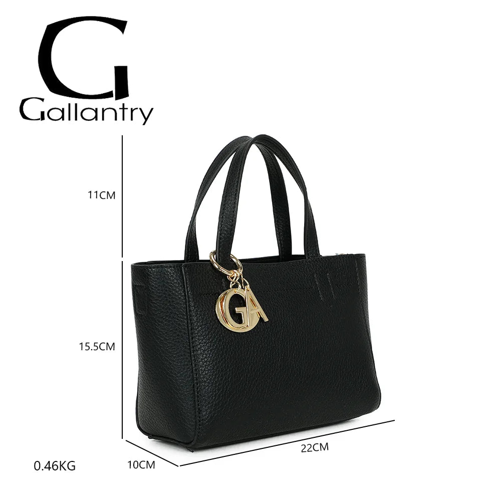 Dimensions du Belleza noir : 22 × 10 × 15,5 cm, poignées de 11 cm, poids de 0,46 kg – réf. Z-83077
