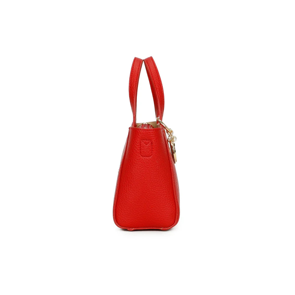 Profil du Belleza rouge : 10 cm de profondeur pour un format compact qui garde ses essentiels – réf. Z-83077