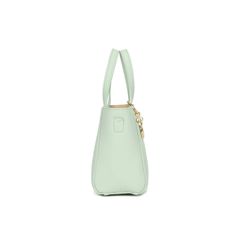 Profil du Belleza vert clair : 10 cm de profondeur pour un format compact qui garde ses essentiels – réf. Z-83077
