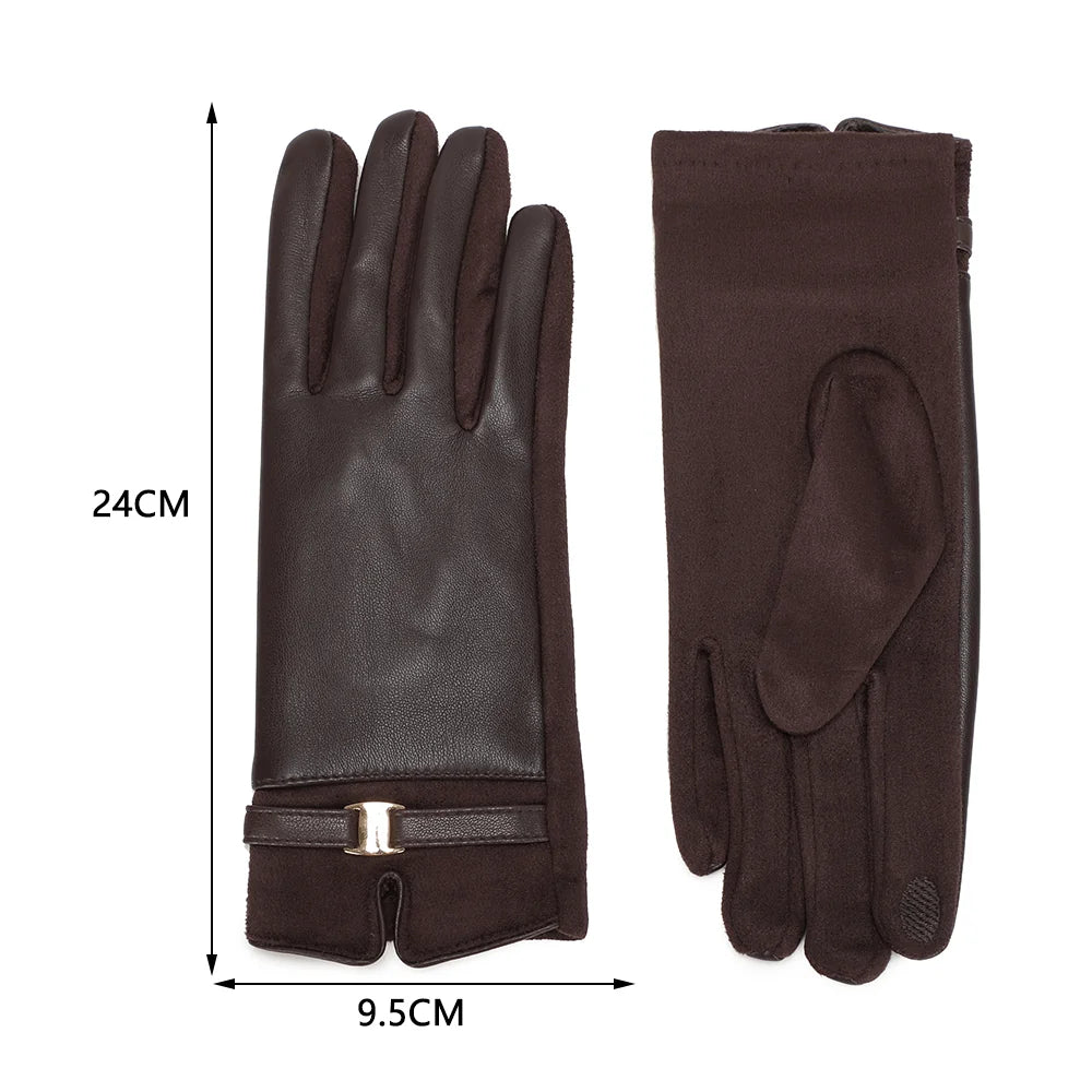 Guide de taille des gants Boucle Prestige café : taille unique, 24 cm de longueur et 9,5 cm de largeur – réf. PT-77004