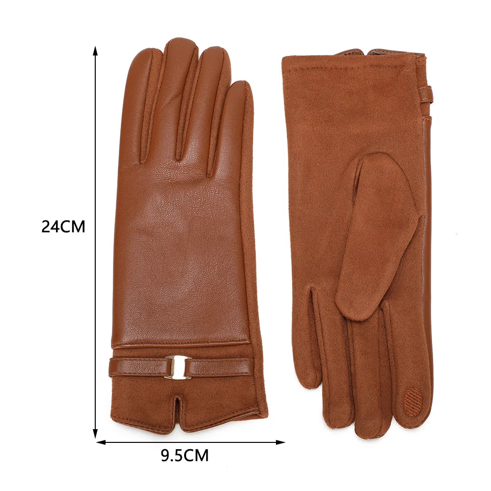 Guide de taille des gants Boucle Prestige marron : taille unique, 24 cm de longueur et 9,5 cm de largeur – réf. PT-77004