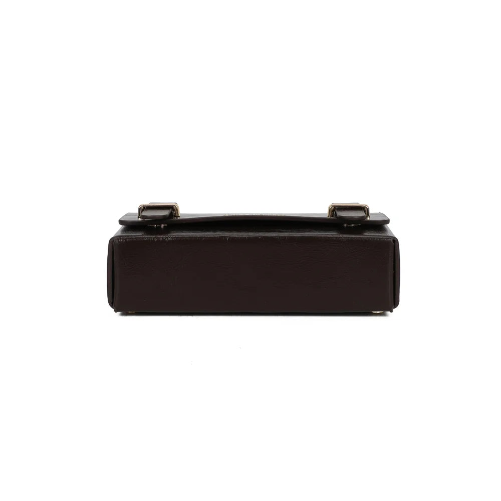 Dessous du Boxy café, base plate qui garde au sac sa forme de boîte structurée – réf. MW-24001