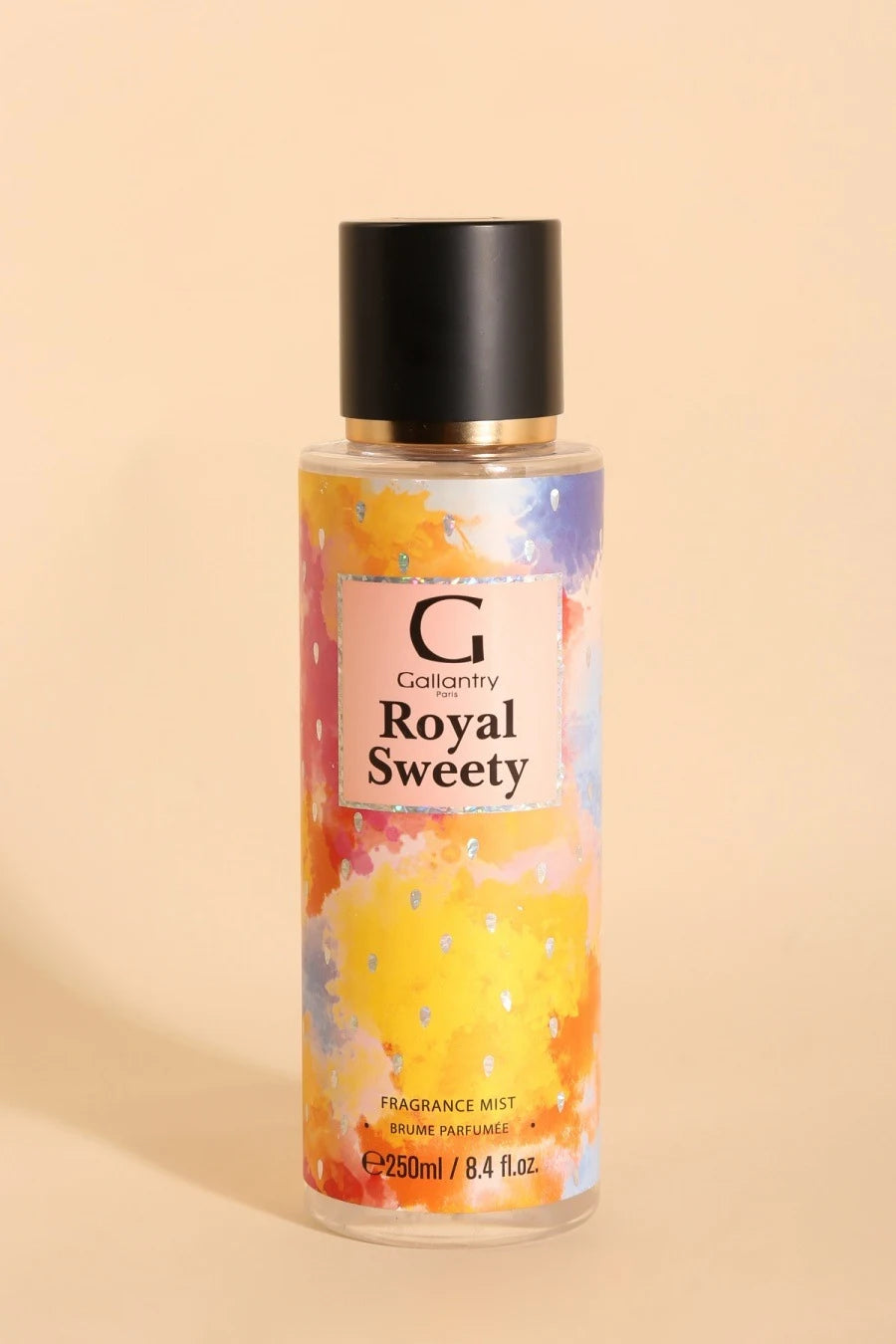 Flacon vaporisateur 250 ml de la brume parfumée Royal Sweety de Gallantry Paris