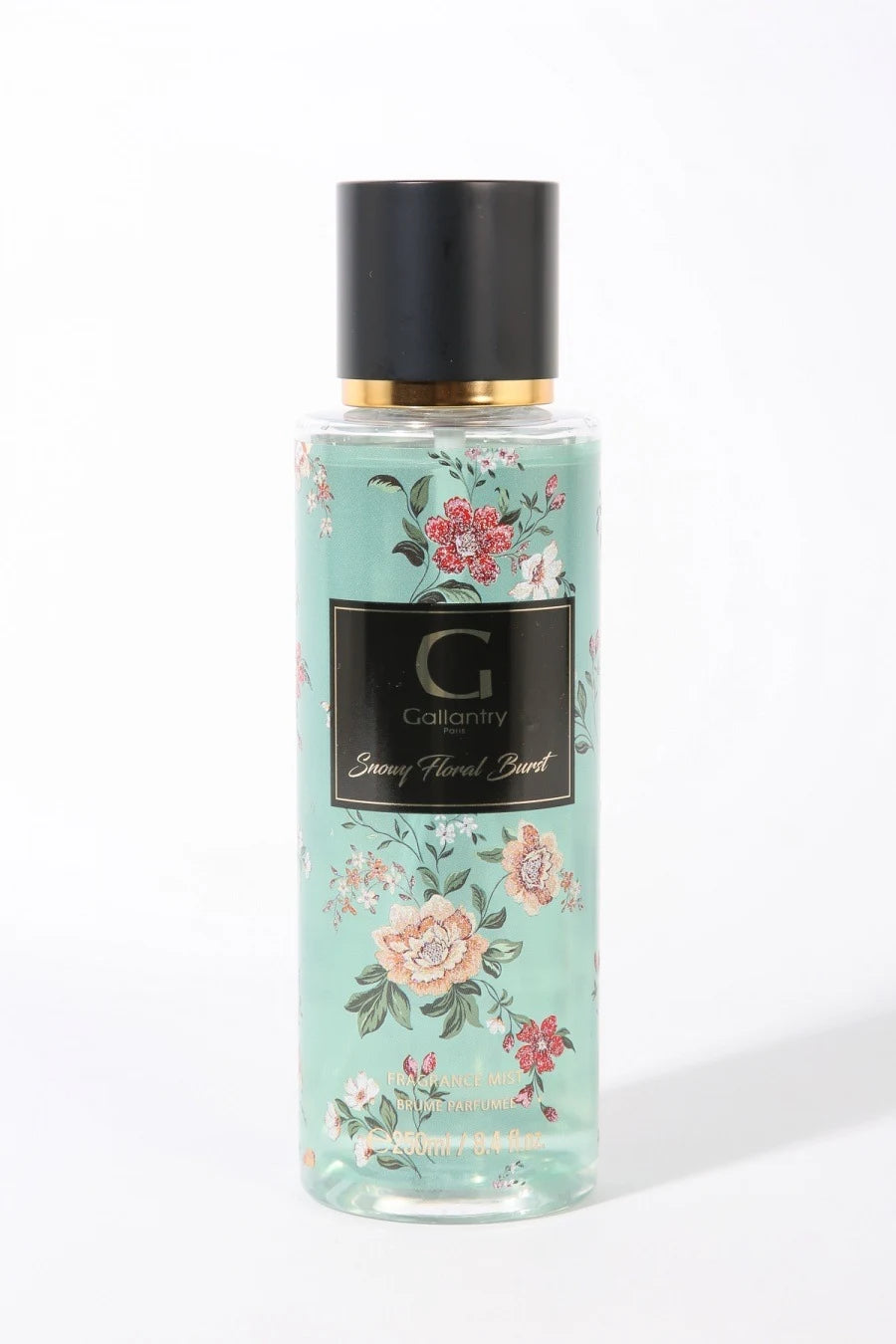 Flacon vaporisateur 250 ml de la brume parfumée Snowy Floral Burst de Gallantry Paris