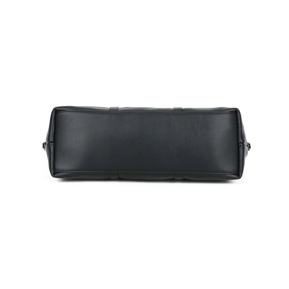 Dessous du Business Line noir : une base de 35 × 12 cm pour ranger tablette et documents – réf. OS-51001