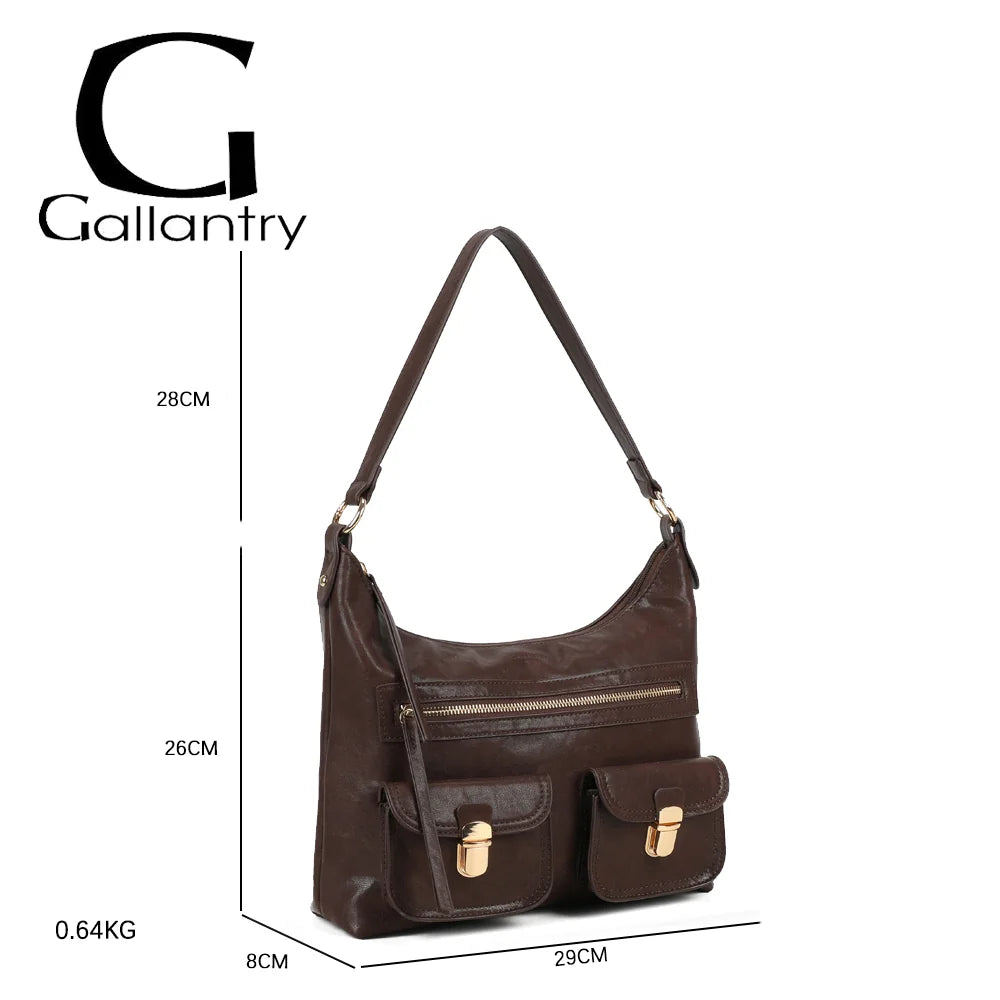 Dimensions du Calista café : 29 × 8 × 26 cm, anse de 28 cm, poids 0,64 kg – réf. A-9131