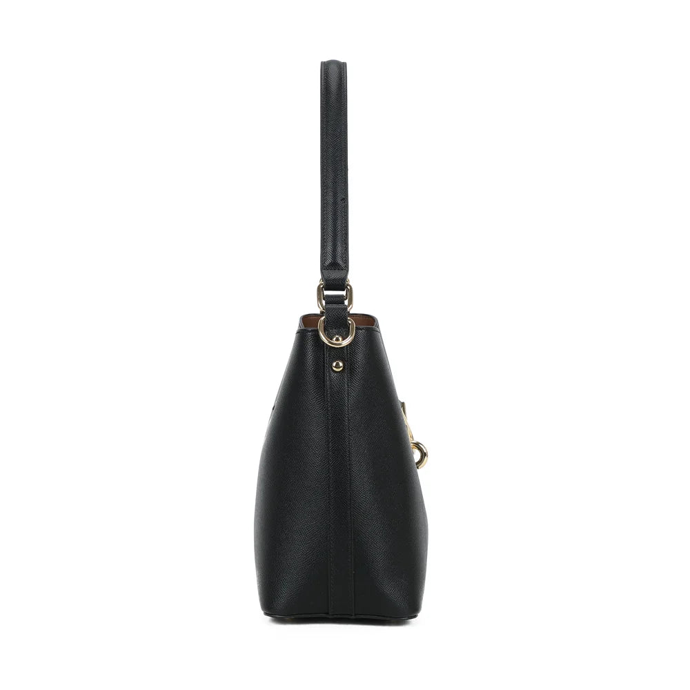 Profil du Calyra noir : 13 cm de profondeur pour ranger vos essentiels du quotidien – réf. KC-23005