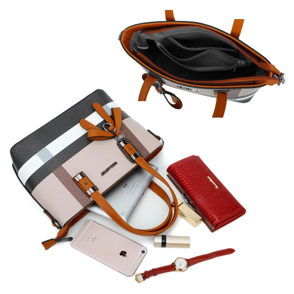 Intérieur zippé du Contrast Pop taupe/marron avec poche zippée et poches plaquées pour ranger les essentiels – réf. M-9329-17