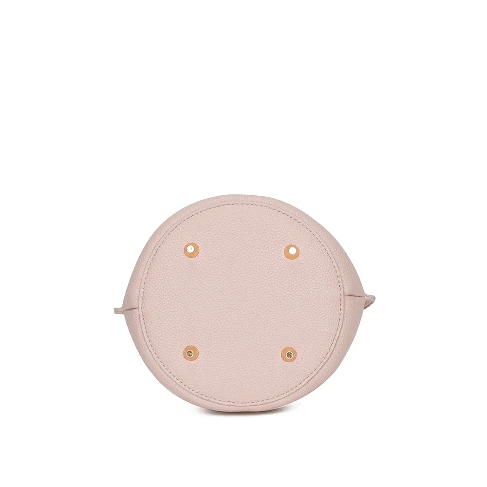 Fond plat du sac Éclat de Rêve rose, pour une bonne stabilité posé – réf. KJ-62050