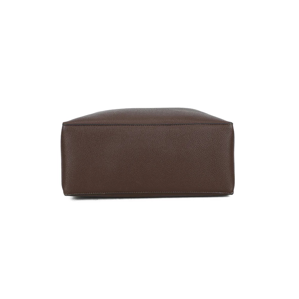 Dessous de l’Élégance Daily café, base rectangulaire de 32 × 13 cm en simili cuir grainé – réf. DQ-8731