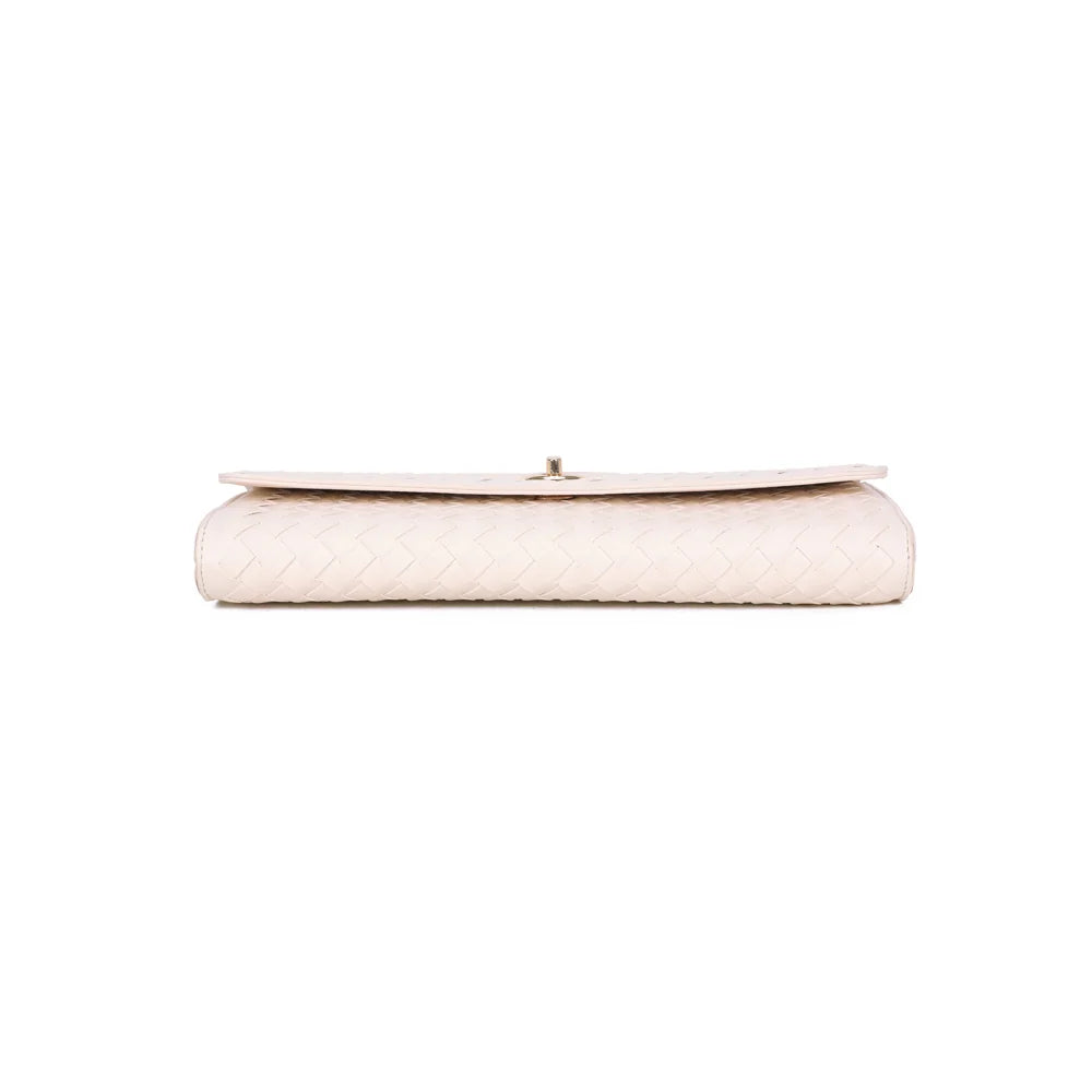 Dessous de l’Élixir Tressé beige : une base fine de 4 cm de profondeur sur 30 cm de longueur – réf. DQ-8730