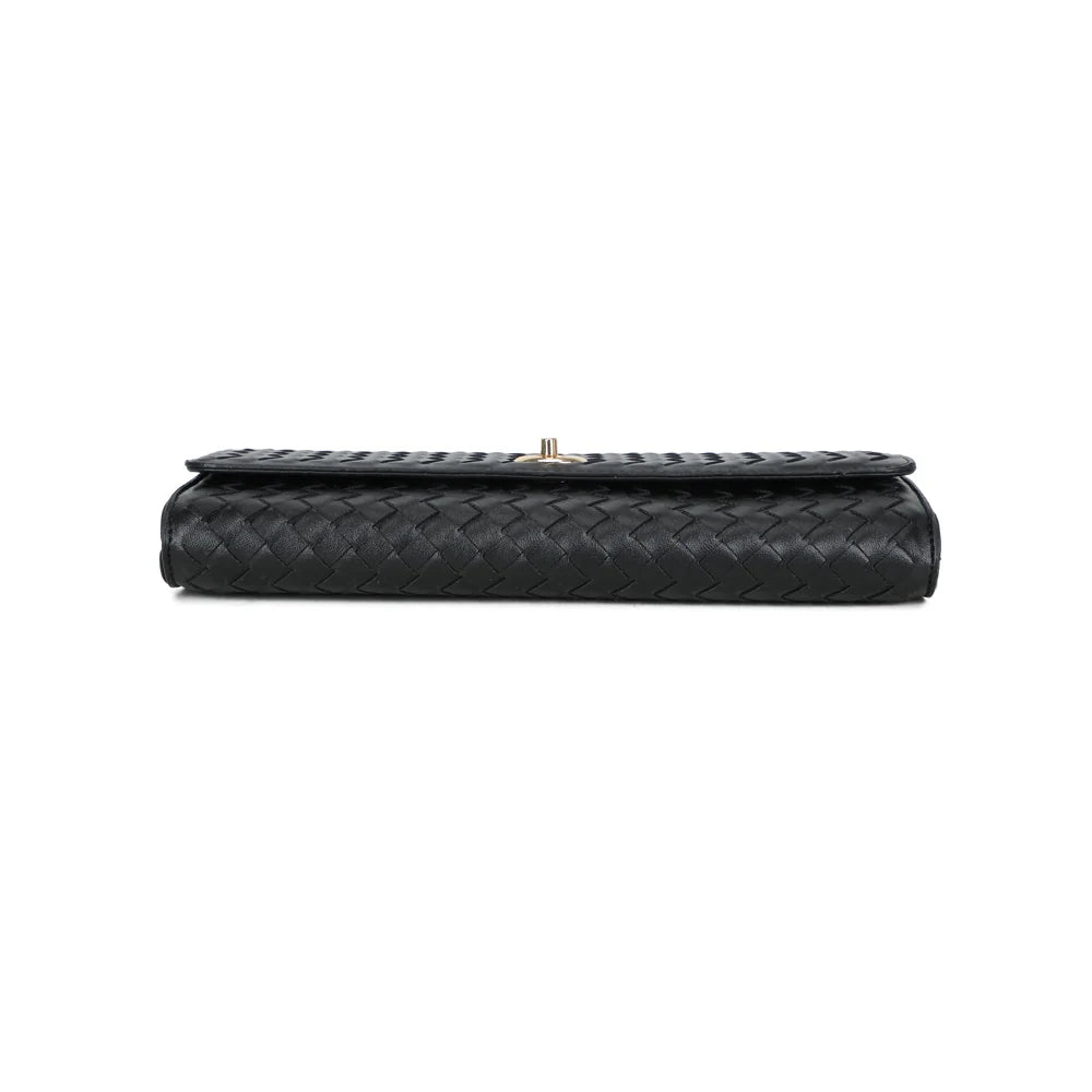 Dessous de l’Élixir Tressé noir : une base fine de 4 cm de profondeur sur 30 cm de longueur – réf. DQ-8730
