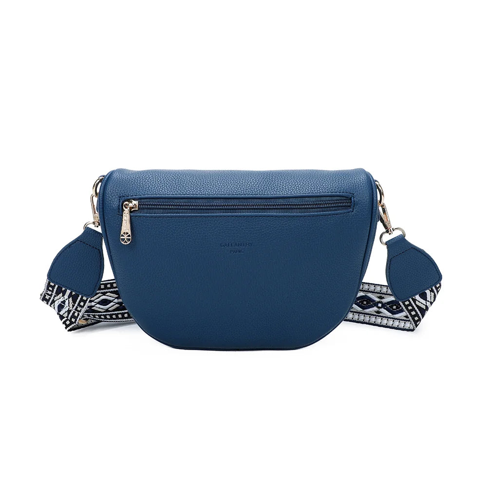 Dos de l’Essentiel marine : forme arrondie et simili cuir grainé au toucher doux – réf. Z-83051