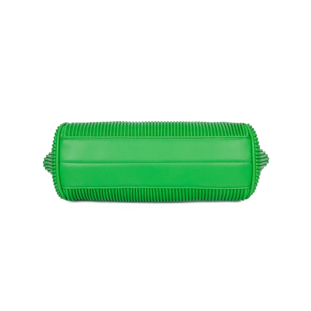 Vue de dessous du Gabrielle Retro vert, pour découvrir la base de sa silhouette arrondie – réf. R-1691-1