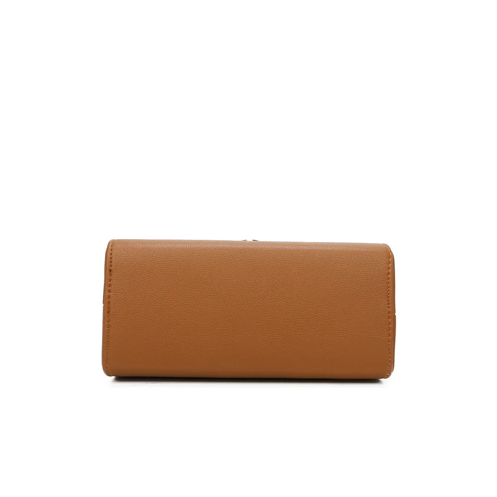 Dessous du Giuliana marron, vue de la base de ce sac à main compact de 22 cm de large – réf. M-9382-1