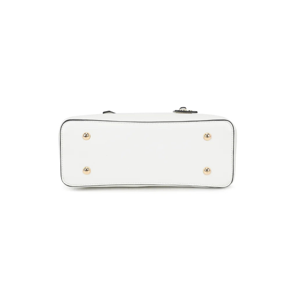 Dessous du Jardin Secret blanc, une base rectangulaire qui garde le sac bien droit – réf. KJ-62047-1