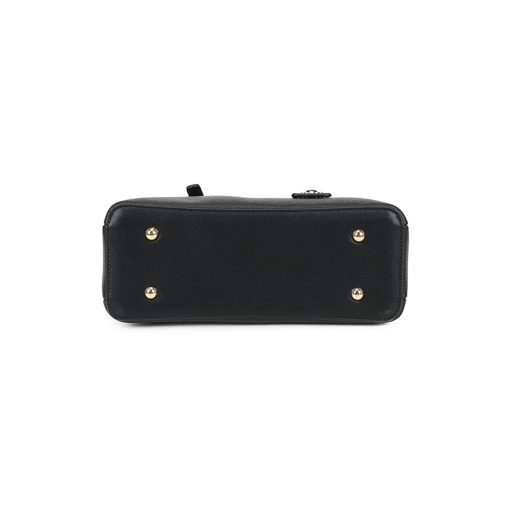 Dessous du Jardin Secret noir, une base rectangulaire qui garde le sac bien droit – réf. KJ-62047-1