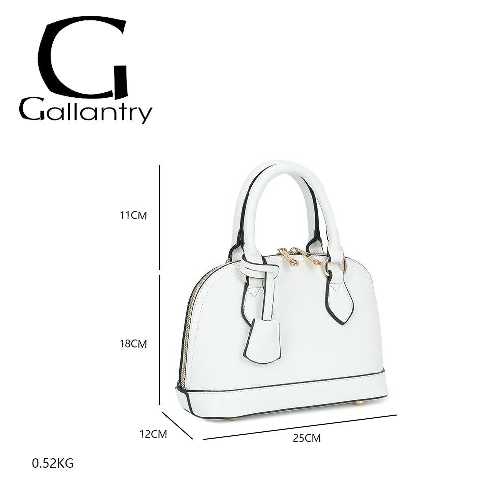 Dimensions de L'Éclat Mini blanc : 25 × 12 × 18 cm, anses de 11 cm, environ 0,52 kg – réf. DQ-8596-5
