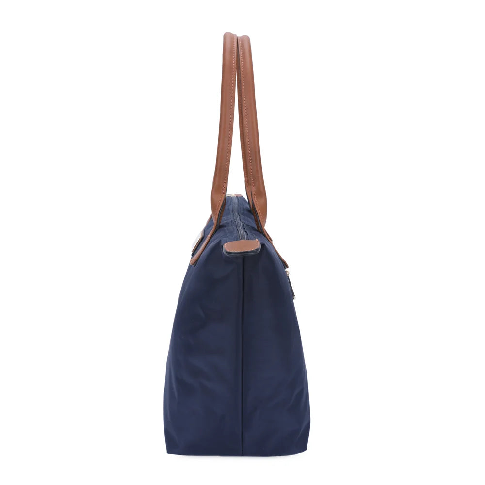 Profil de La Balade (Large) bleu marine : 18 cm de profondeur pour ranger l’essentiel de la journée – réf. Z-02