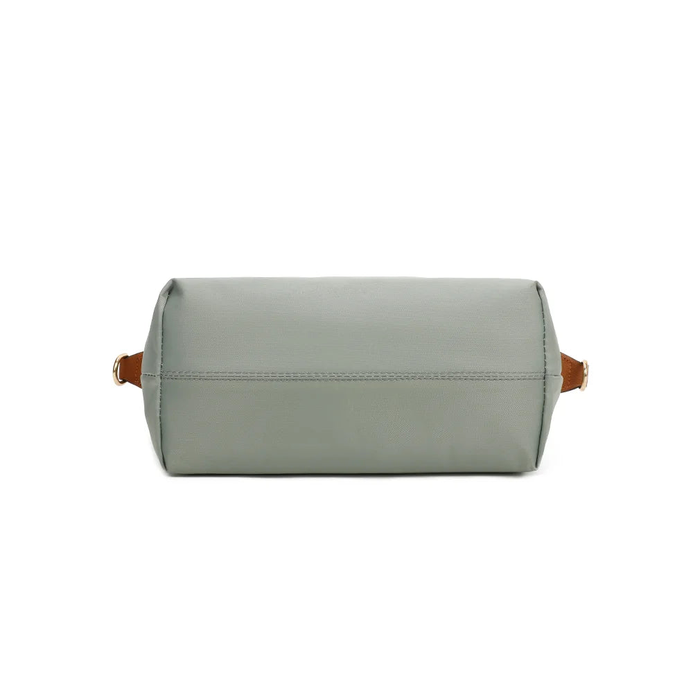 Dessous de La Balade gris claire en nylon léger, format compact de 29 × 13 cm – réf. Z-01