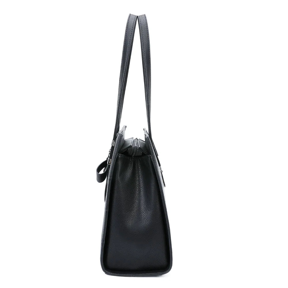 Profil de La Célestine noir : une profondeur de 12 cm pour ranger vos essentiels – réf. G-7372