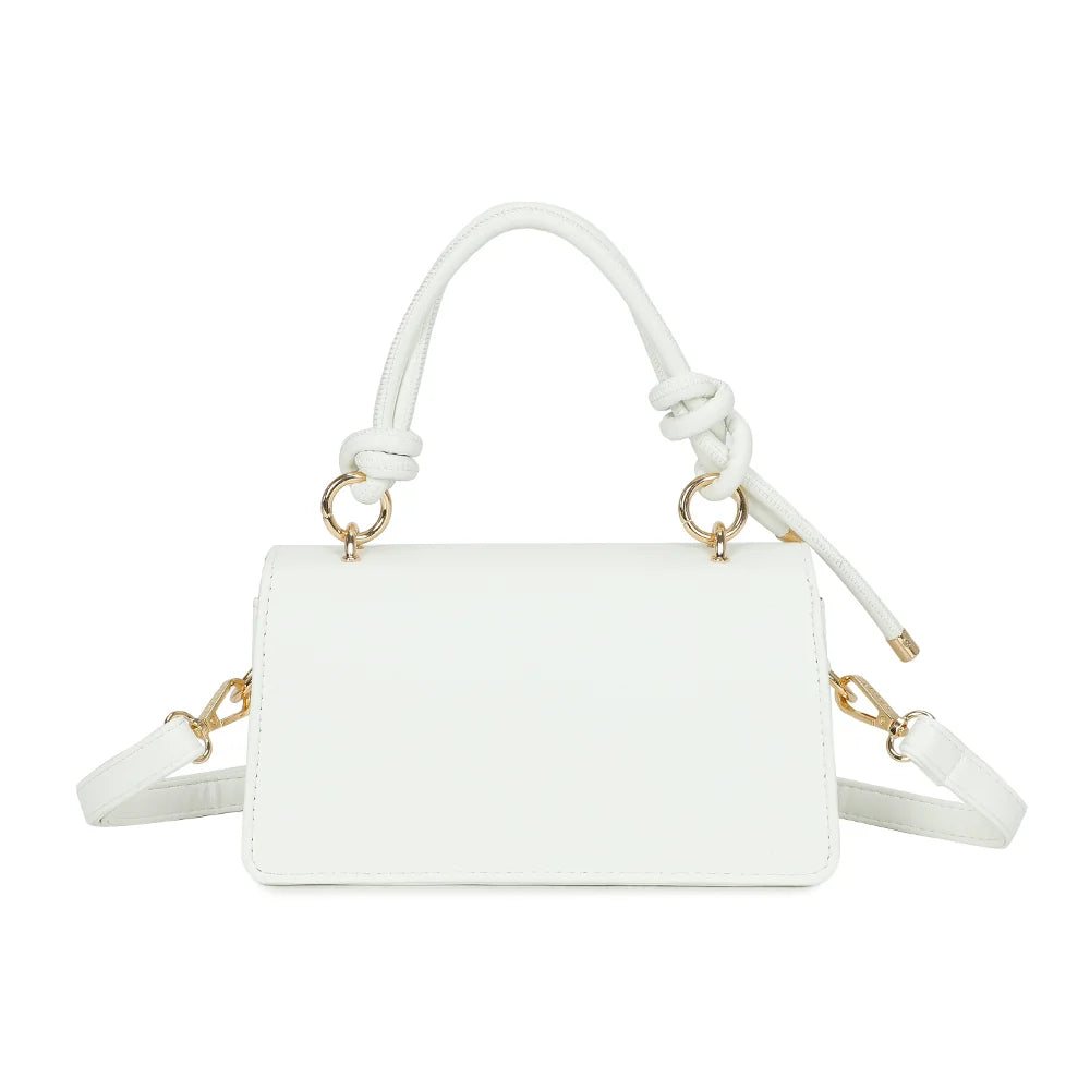 Dos de La Céline blanc : une surface synthétique lisse et épurée, sans rien qui dépasse – réf. C-0183