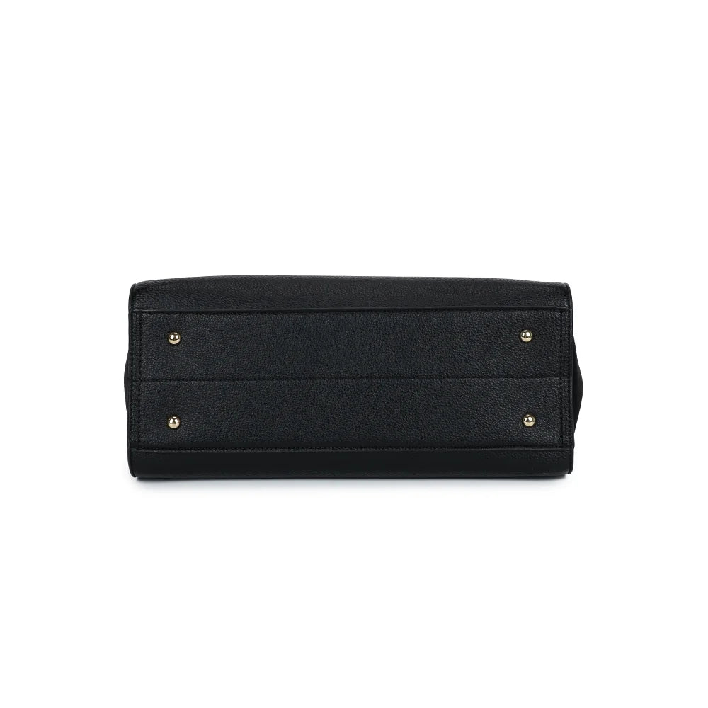 Dessous de La Chiara noir : base structurée de 39 × 17 cm – réf. R-2058