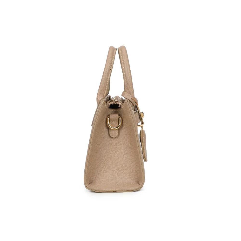 Profil de La Colette taupe : 9 cm de profondeur pour un format compact et bien structuré – réf. R-2059