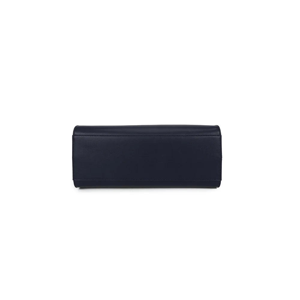 Dessous de La Déliane bleu foncé : base large et structurée qui garde sa forme une fois posé – réf. LS-76004