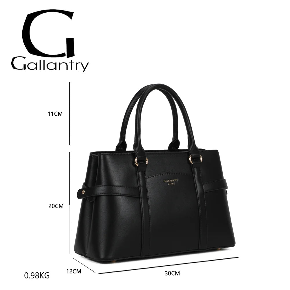 La Dorsay noir : 30 × 12 × 20 cm, hauteur des anses 11 cm, poids 0,98 kg – réf. LS-76012