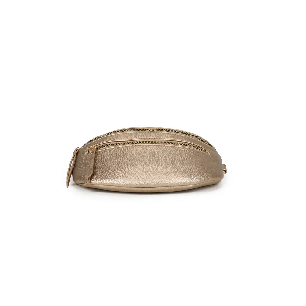 Dessous de La Élégia or, base arrondie en simili cuir grainé – réf. R-1926-1