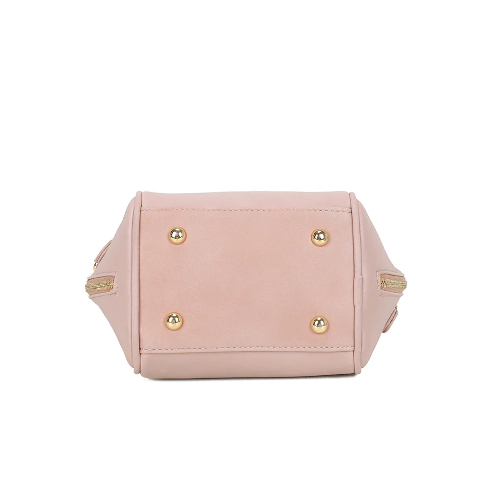 Dessous de La Féerie rose foncé : base compacte de 15 × 12 cm et surpiqûres ton sur ton – réf. R-2052