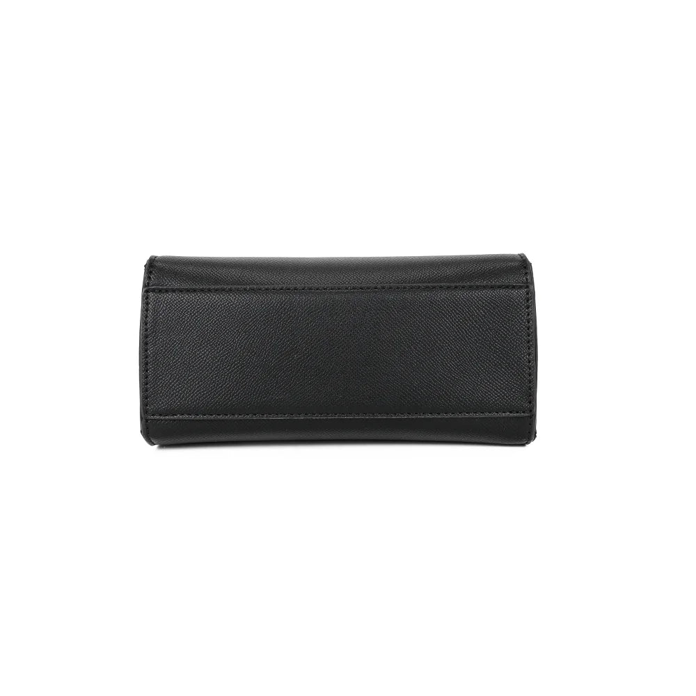 Dessous du sac La Giulia noir, base nette qui garde la tenue du sac au quotidien – réf. KJ-62045