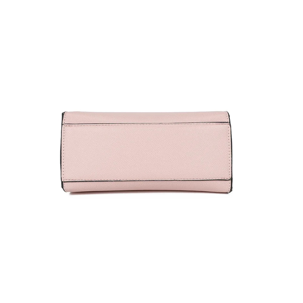 Dessous du sac La Giulia rose, base nette qui garde la tenue du sac au quotidien – réf. KJ-62045