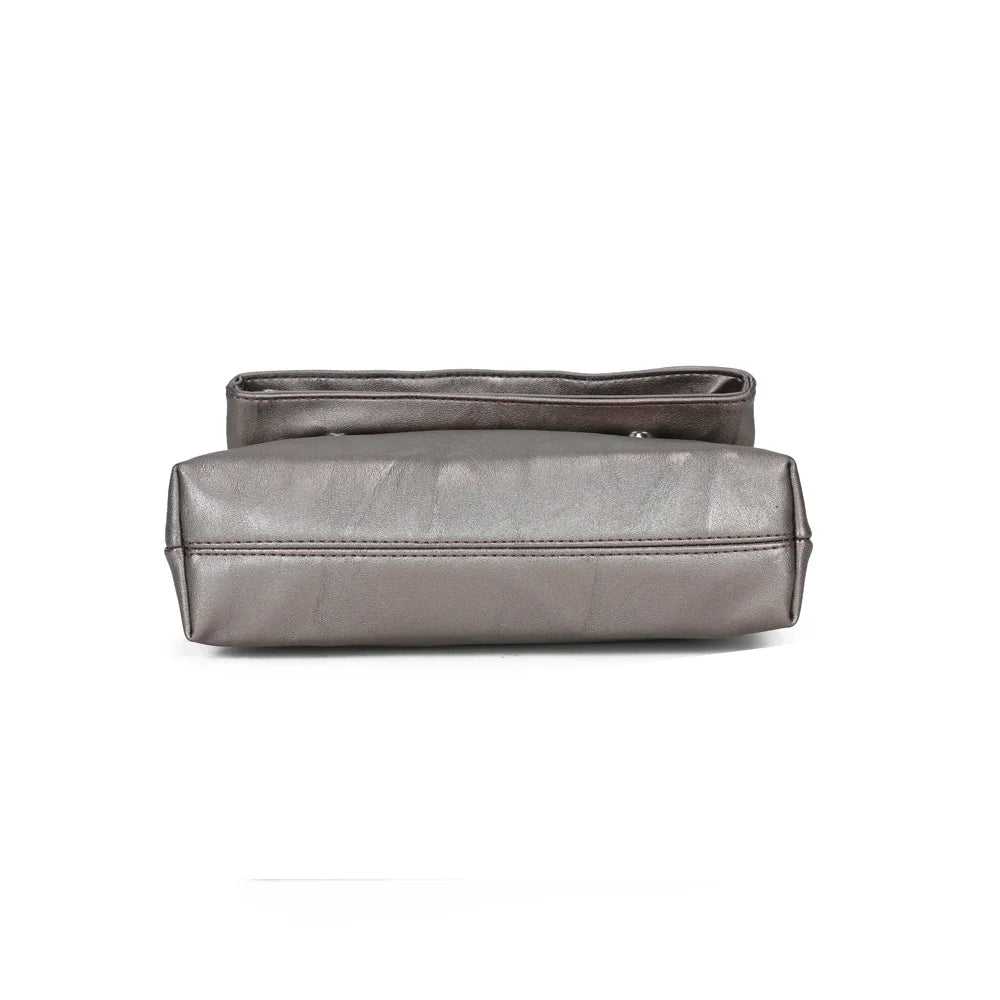 Dessous de La Marilou argent, fond souple en synthétique lisse – réf. Z-83096