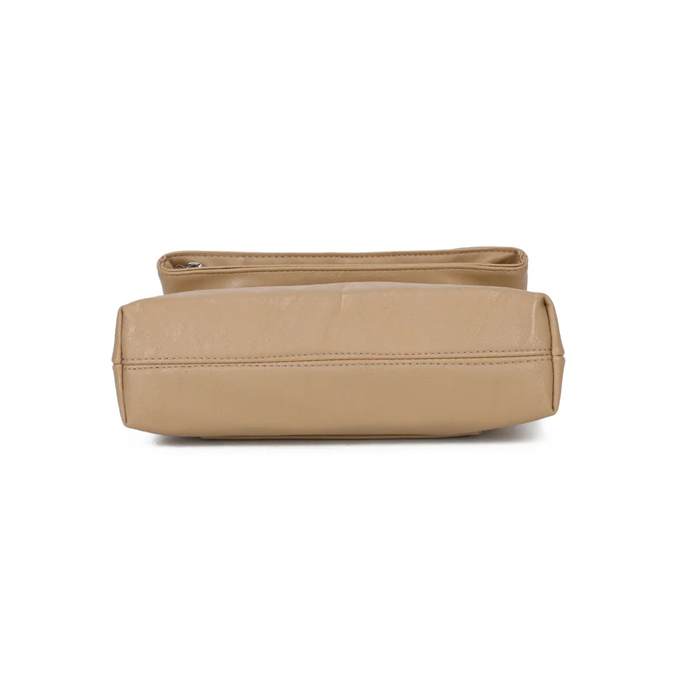 Dessous de La Marilou taupe, fond souple en synthétique lisse – réf. Z-83096