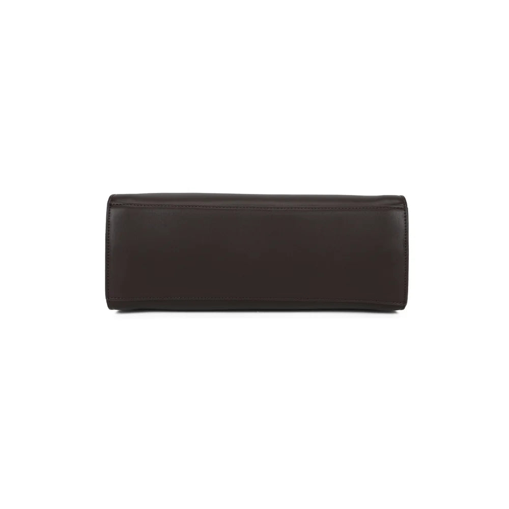 Dessous de La Maristella café : une base plate qui permet au sac de tenir bien droit – réf. LS-76005