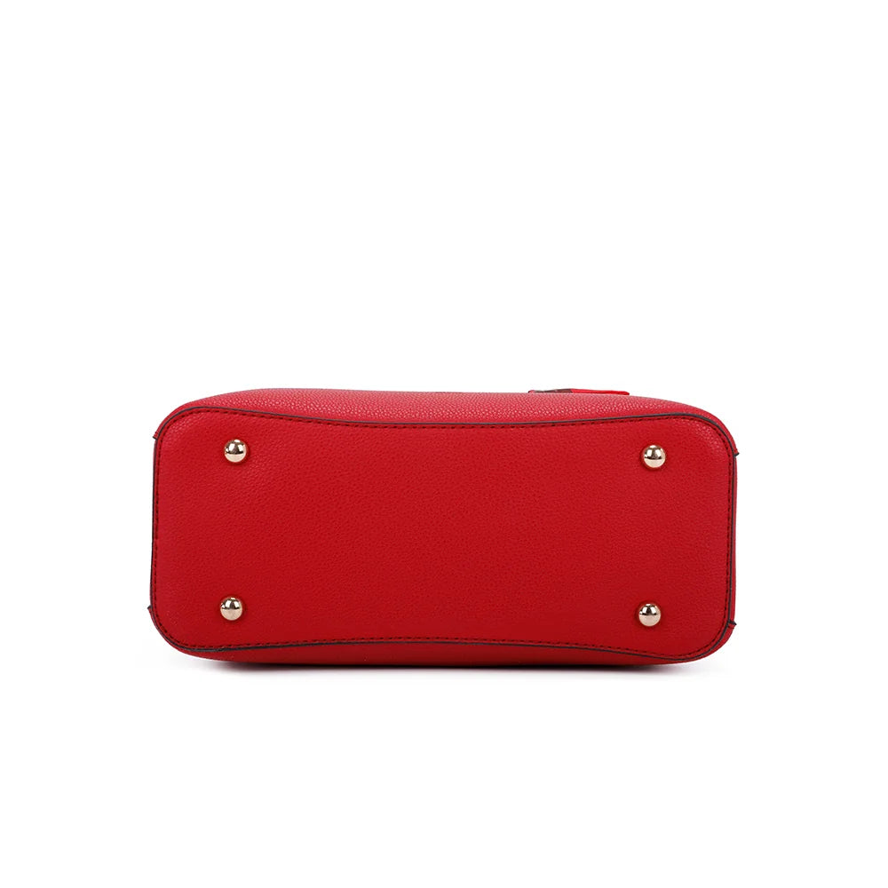Dessous de La Mystérieuse rouge, sac à main de 26 × 11 × 20 cm – réf. DQ-8629