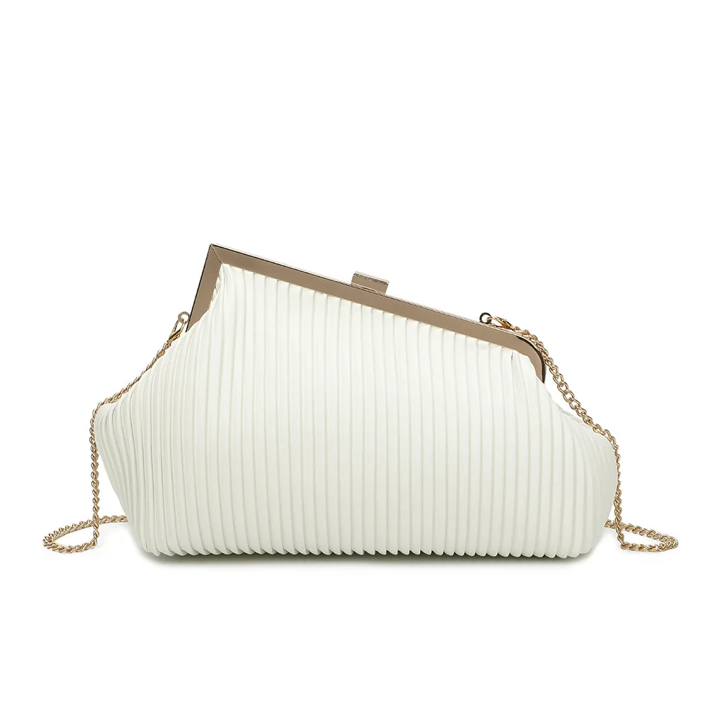 Dos de la pochette La Philomène blanc, plis verticaux continus sur toute la surface – réf. R-1705
