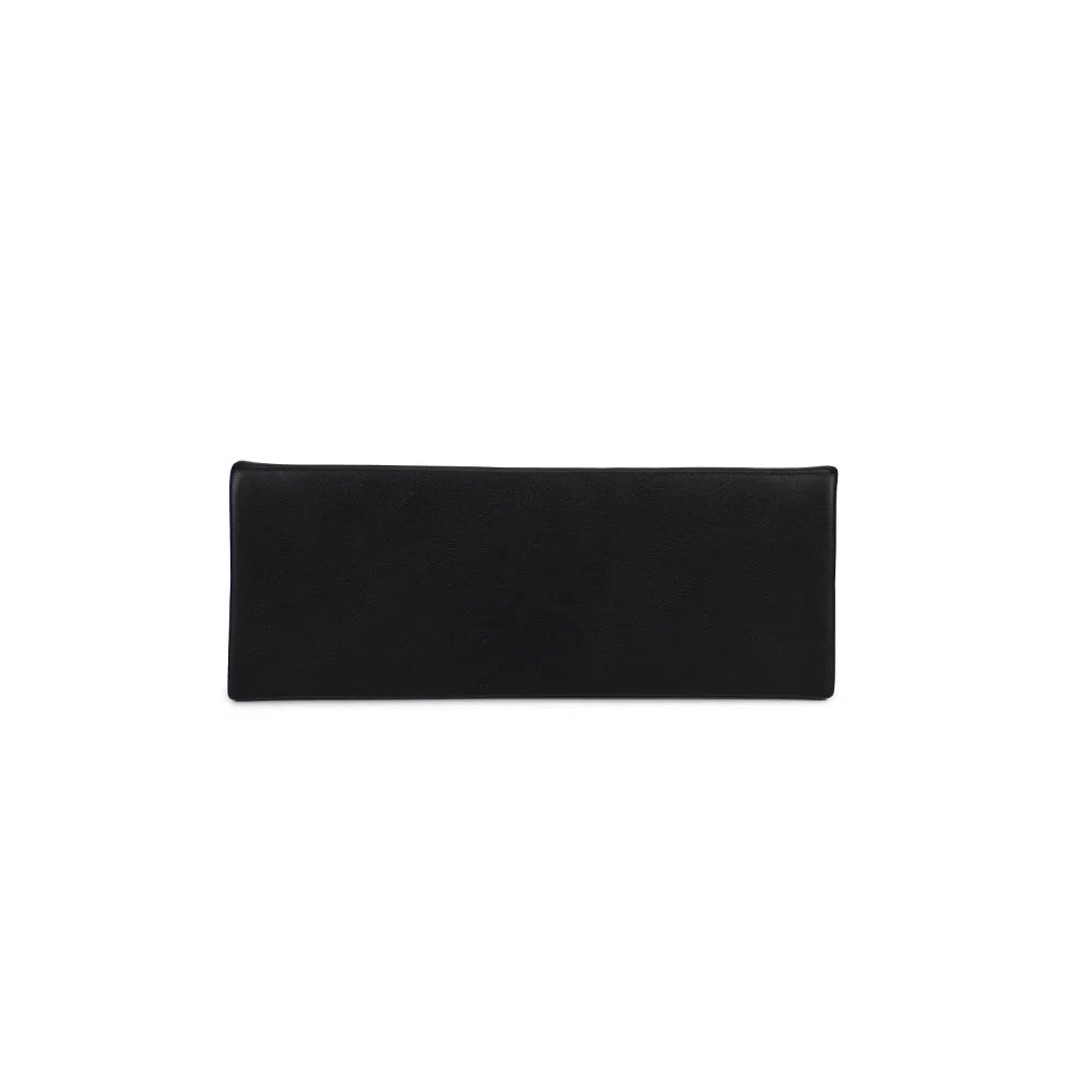 Dessous du sac La Prima noir, fond plat et structuré qui lui permet de tenir droit – réf. YL-26020