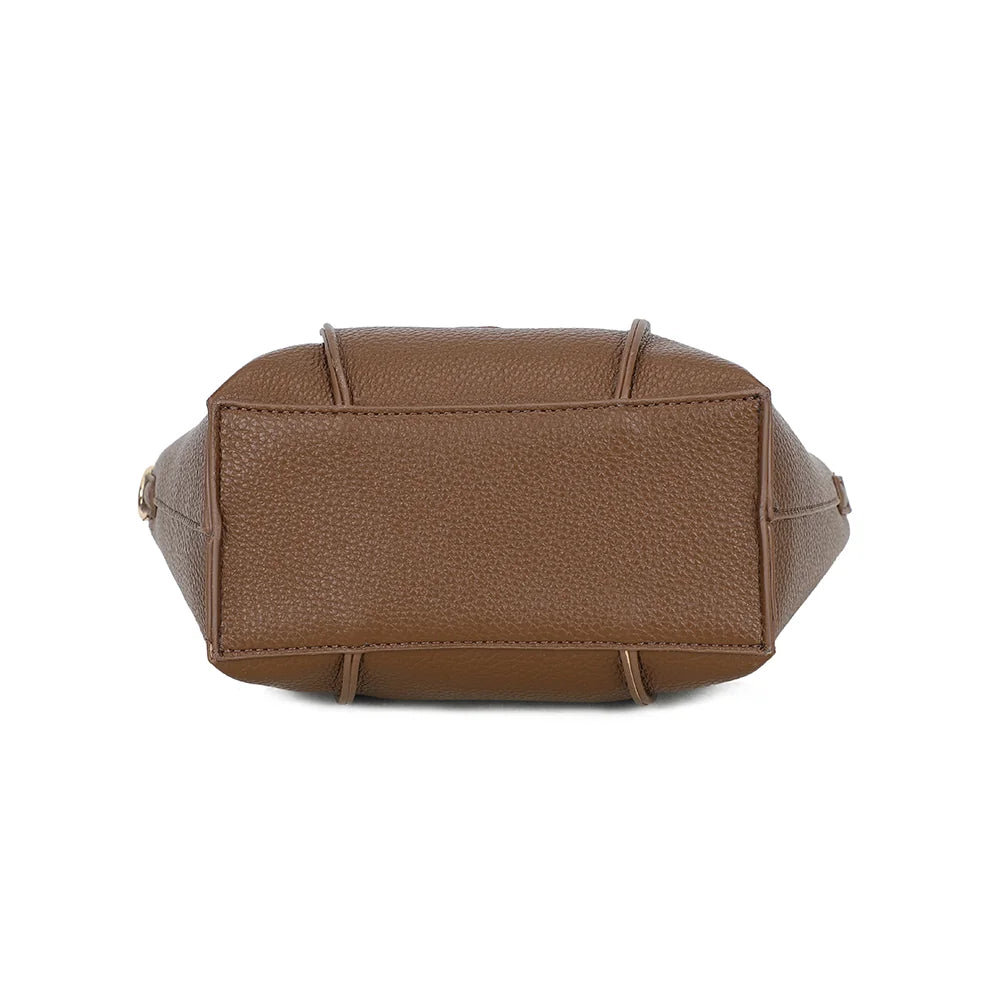 Dessous de La Rosalie café : base structurée qui garde la forme du sac – réf. KJ-62095