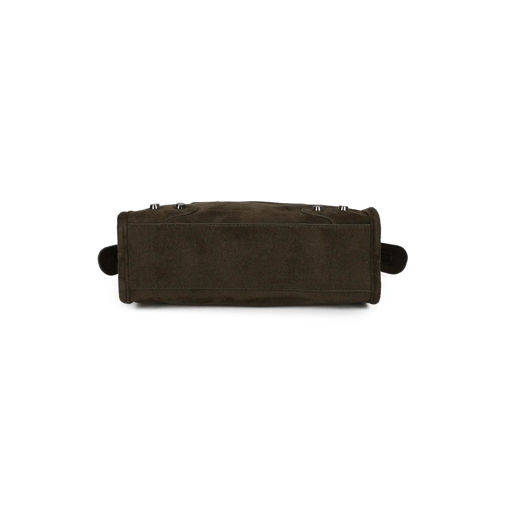 Dessous de La Zélie vert foncé : un format compact de 28 × 10 cm à la base – réf. KJ-62088-2