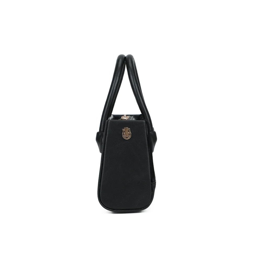 Profil du Basile noir : format compact de 8 cm de profondeur et anneau doré latéral – réf. YL-26022