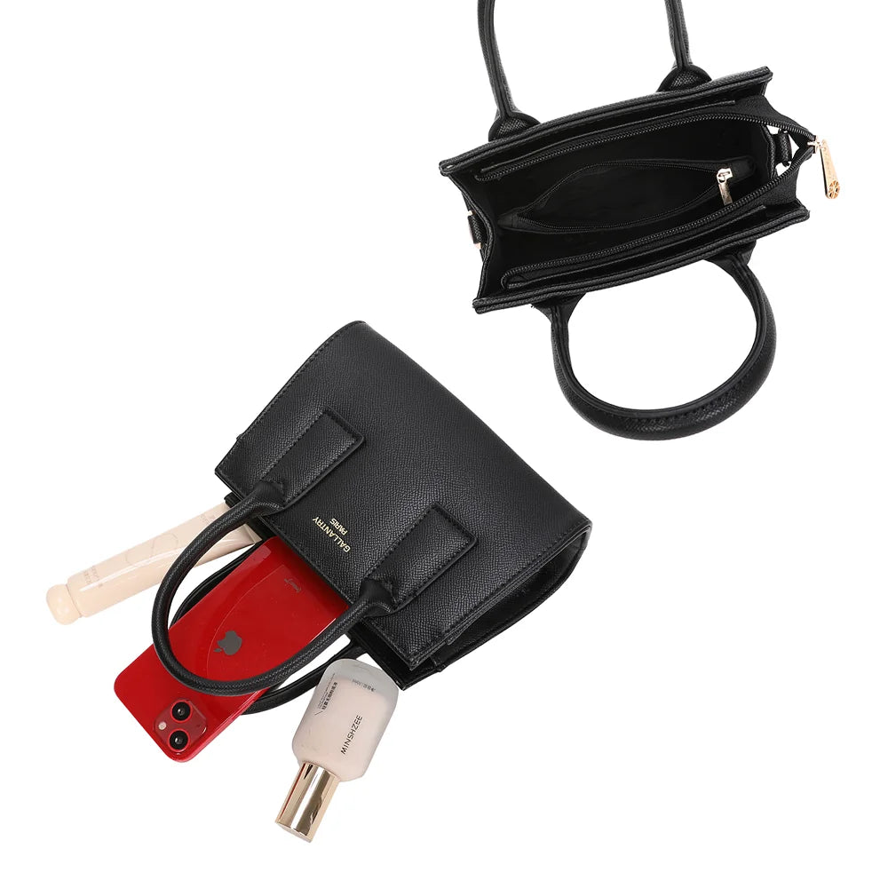 Intérieur du Bastien noir : fermeture zippée, doublure synthétique et poche intérieure zippée – réf. HY-5432-1