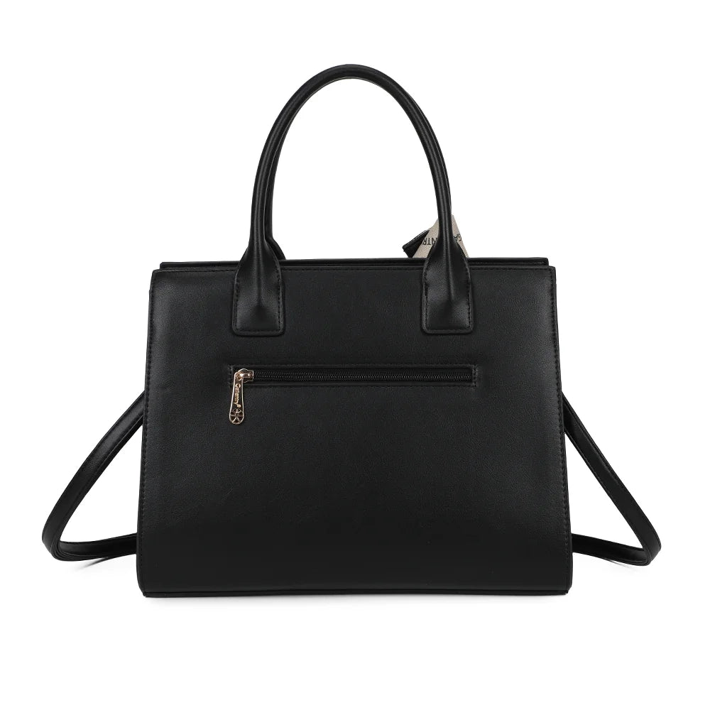 Dos du Berkeley noir avec sa poche zippée supplémentaire pour les petits objets – réf. LS-76003