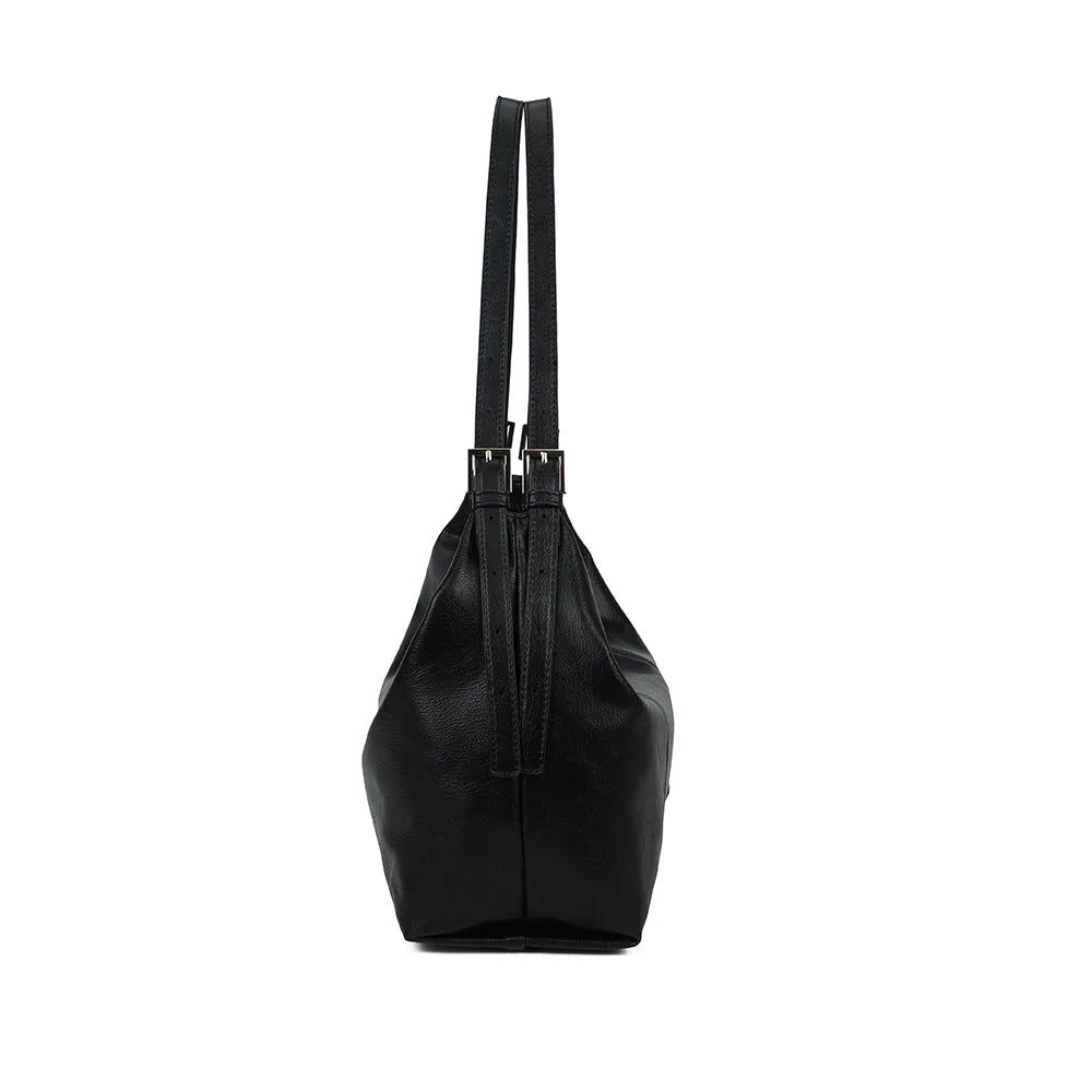 Profil du Brumaire noir : 15 cm de profondeur et pattes décoratives sur les côtés – réf. JC-53012