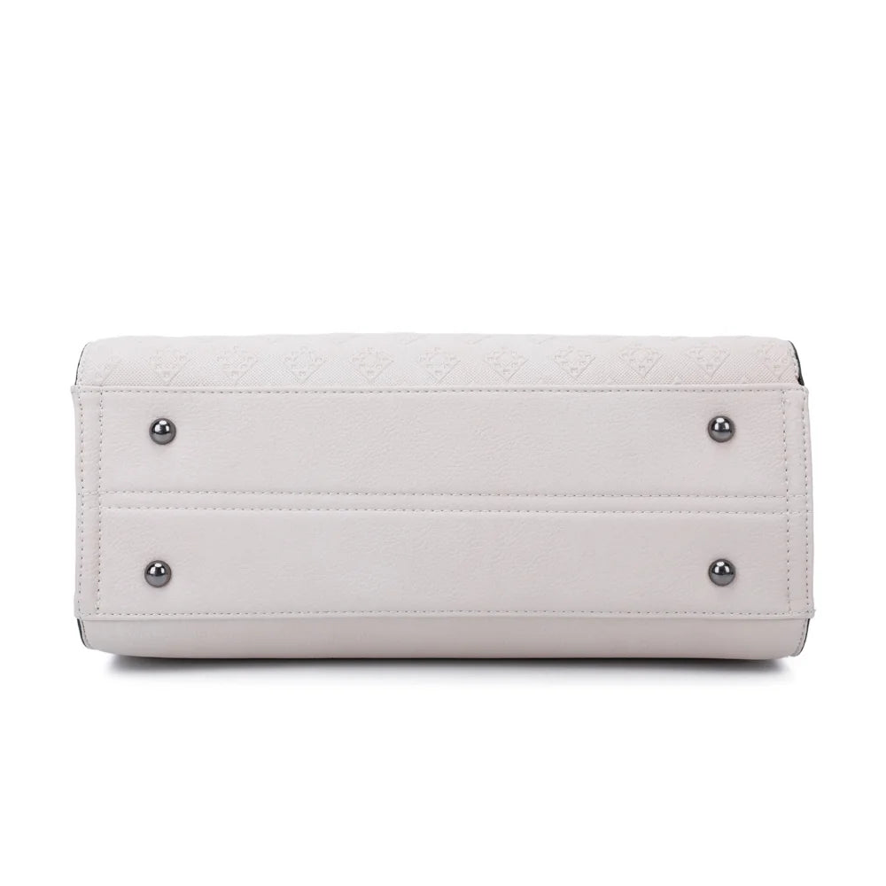 Vue du dessous du Le Diane beige, sur toute sa largeur de 33 cm et sa profondeur de 14 cm – réf. R-1501