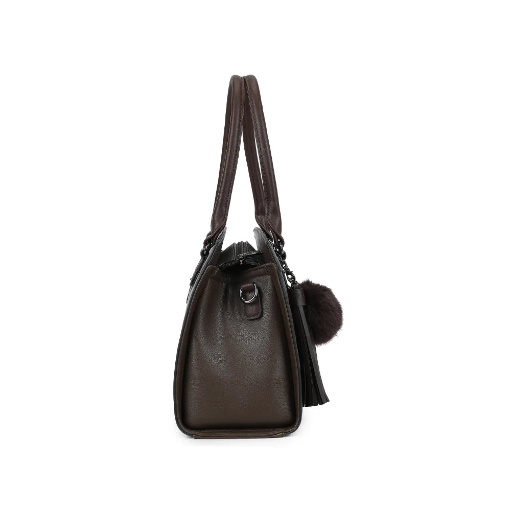 Profil du Le Diane café : 14 cm de profondeur et attaches de la bandoulière amovible – réf. R-1501