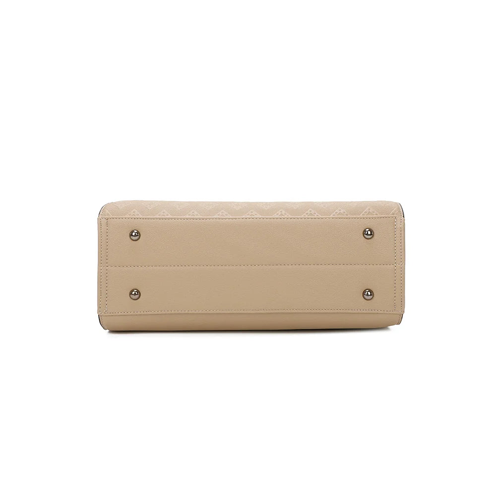 Vue du dessous du Le Diane taupe, sur toute sa largeur de 33 cm et sa profondeur de 14 cm – réf. R-1501